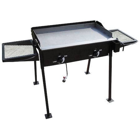 King Kooker High Pressure Campstove, Propane, 60K BTU, Steel Griddle CSR2G